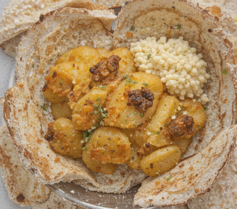 Crispy Parmesan Potatoes