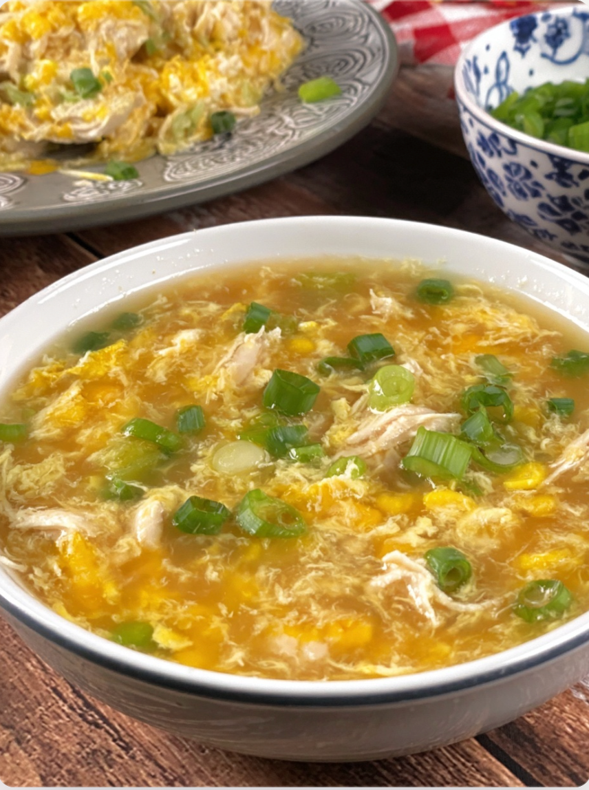 Chicken Corn Egg Drop Soup