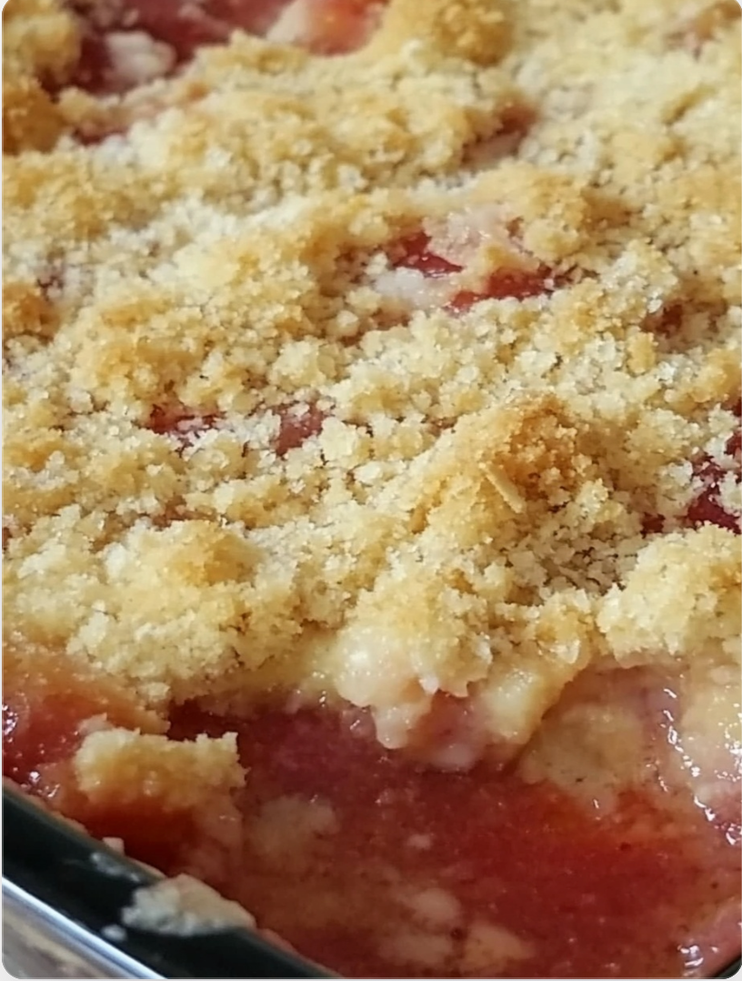 Easy Rhubarb Dump Cake Recipe for Dessert